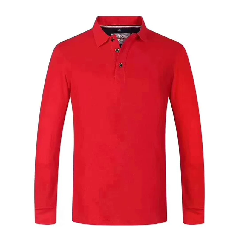 Langarm-Poloshirt aus 100 % Baumwolle